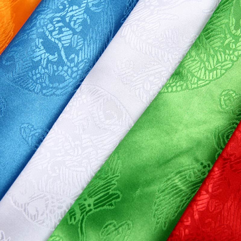 Tibetan Lucky Blessing 5 Colors Dragon Phoenix Pattern Khata Decoration (Extra 40% Off | USE CODE: FS40)