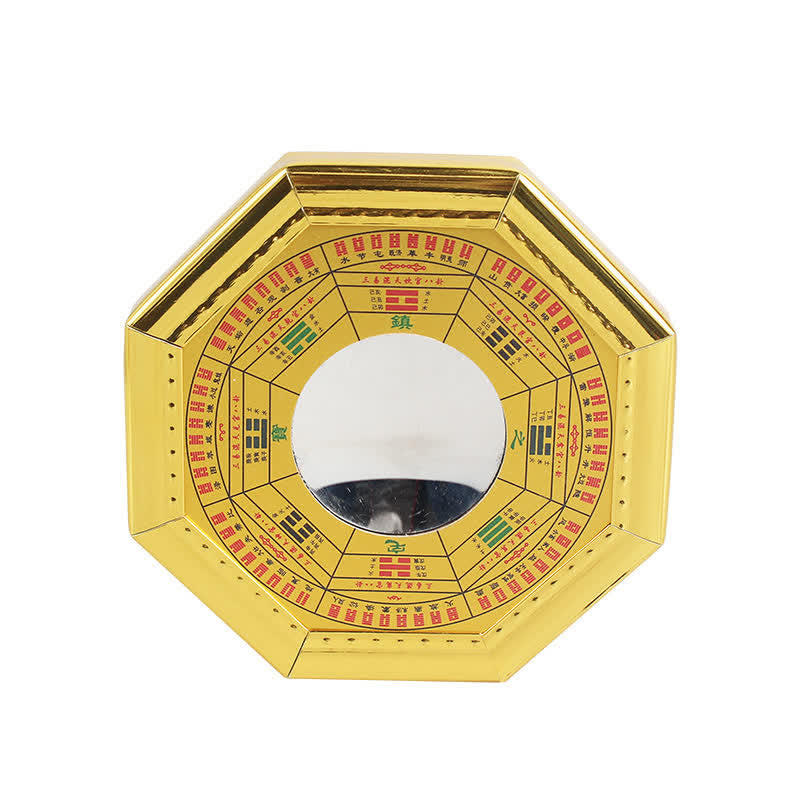 Buddha Stones Feng Shui Bagua Map Balance Harmony Living Room Energy Map Mirror