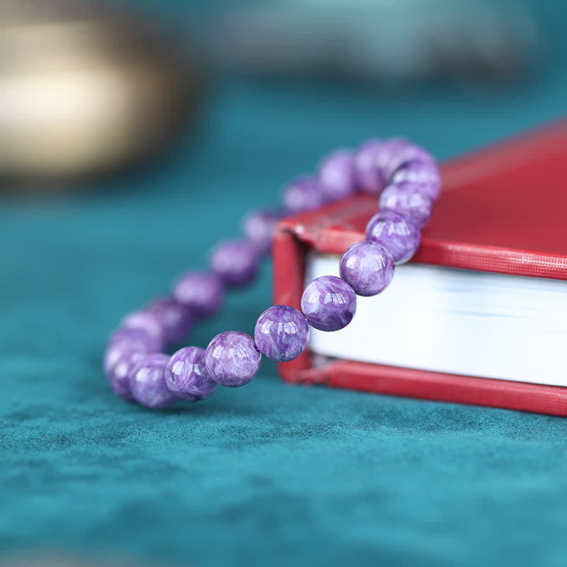 Buddha Stones Amethyst Crystal Positive Transformation Bracelet