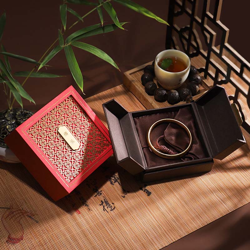 Buddha Stones Retro Jewelry Storage Box Gift Box