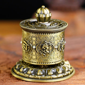 TIBETAN PRAYER WHEEL