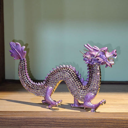Buddha Stones Handmade Feng Shui Dragon Luck Success Home Decoration