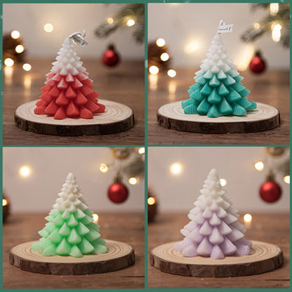 Christmas Tree Scented Soy Wax Candle Gift For Family Friends