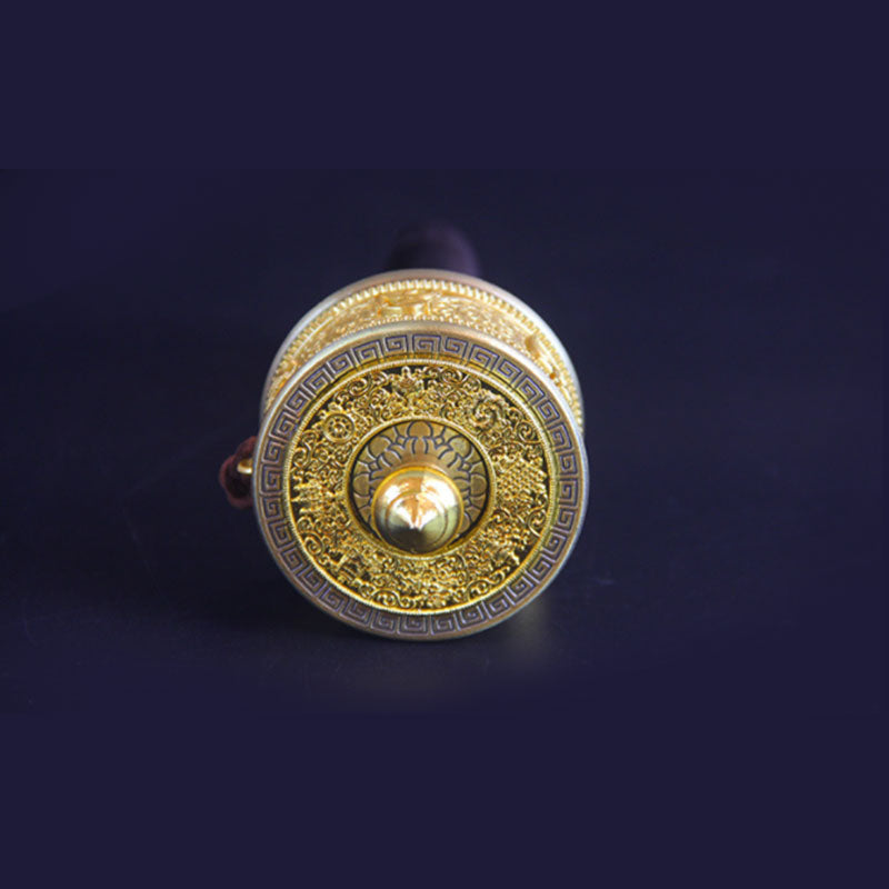 Buddha Stones Tibetan Lucky Prayer Wheel Six True Words Decoration