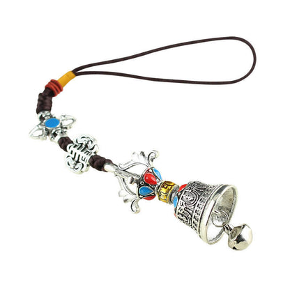 Buddha Stones Tibet Om Mani Padme Hum Vajra Dorje Spiritual Car Hanging Decoration