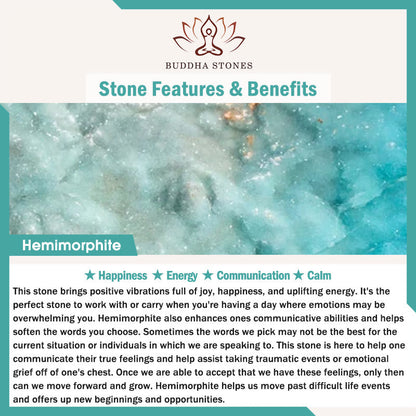 Buddha Stones Hemimorphite Calm Energy Bracelet