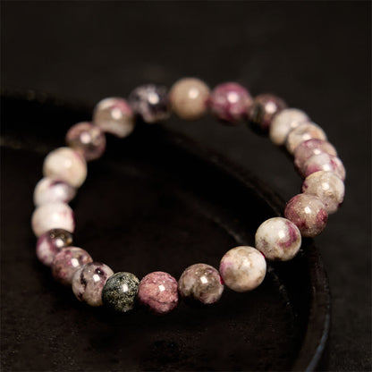 Buddha Stones Plum Blossom Tourmaline Balance Bracelet