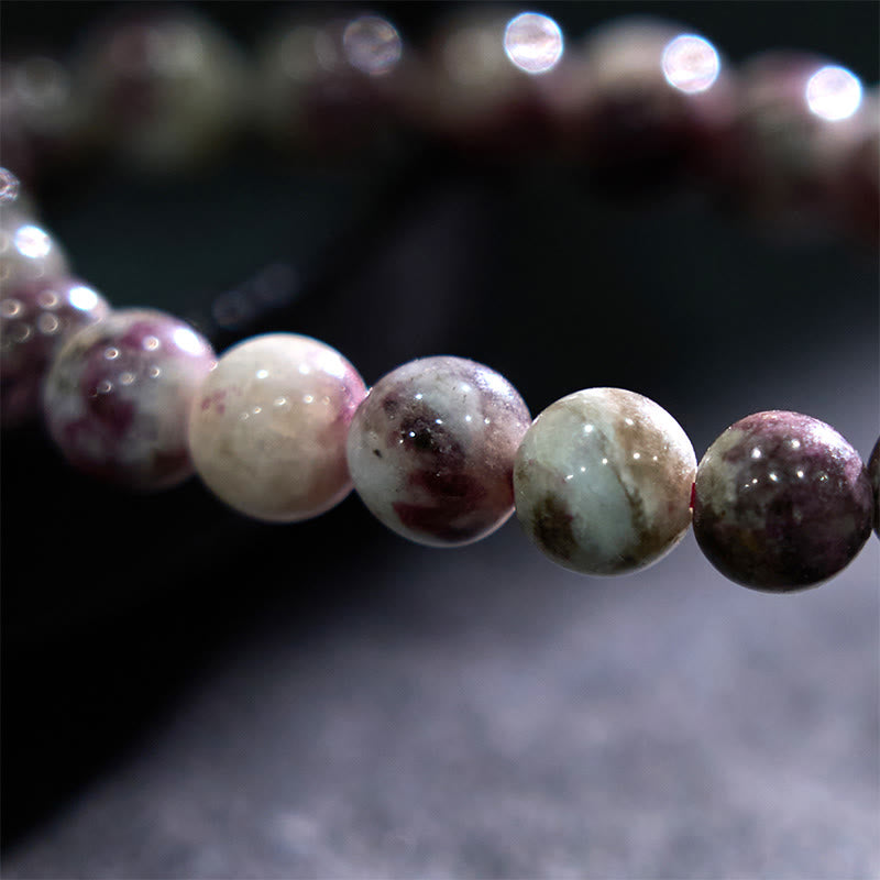 Buddha Stones Plum Blossom Tourmaline Balance Bracelet