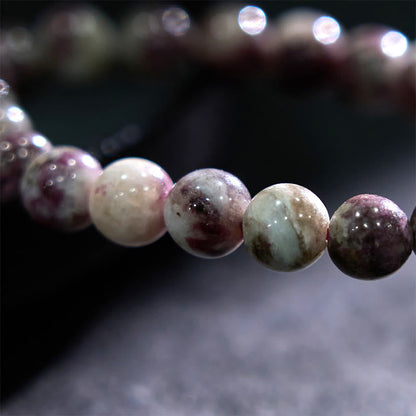 Buddha Stones Plum Blossom Tourmaline Balance Bracelet