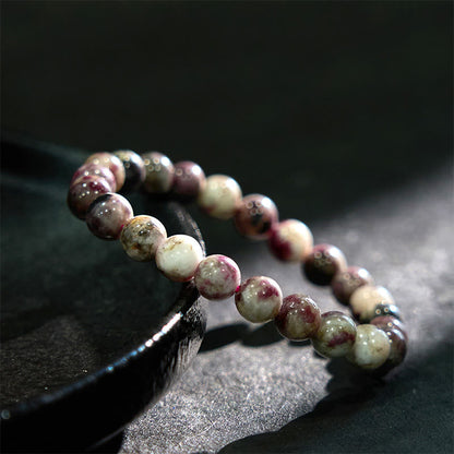 Buddha Stones Plum Blossom Tourmaline Balance Bracelet