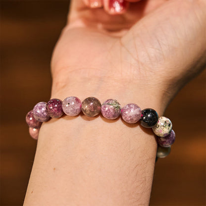 Buddha Stones Rainbow Tourmaline Positive Bracelet