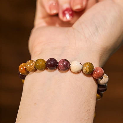 Buddha Stones Mookaite Emotional Growth Bracelet