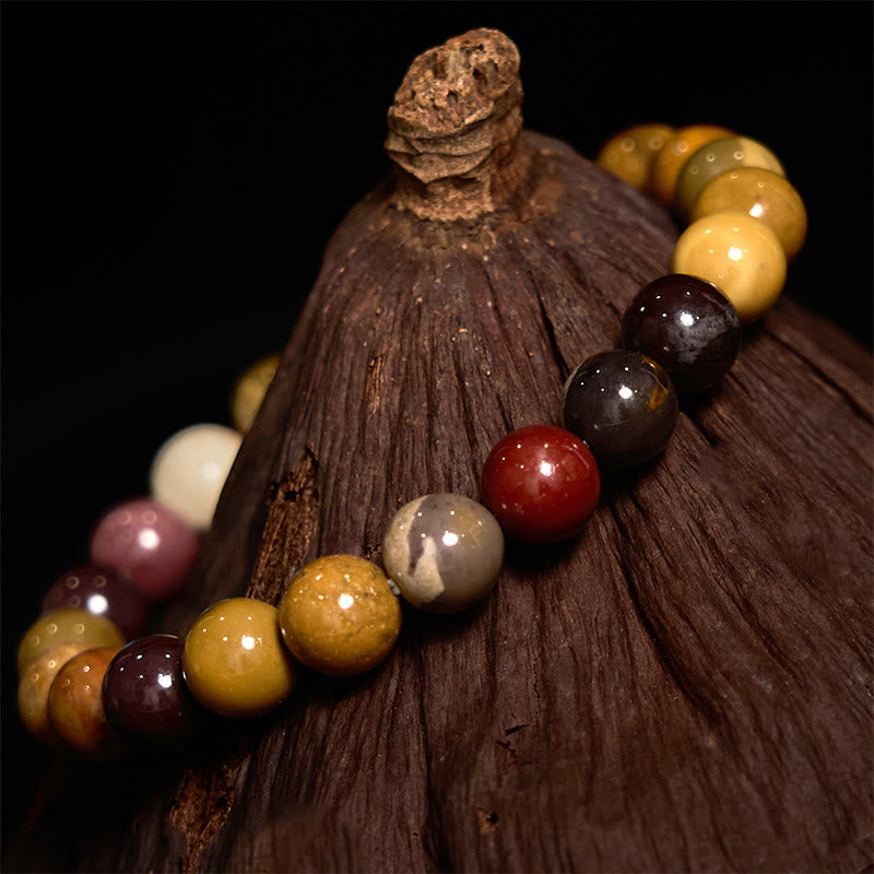 Buddha Stones Mookaite Emotional Growth Bracelet