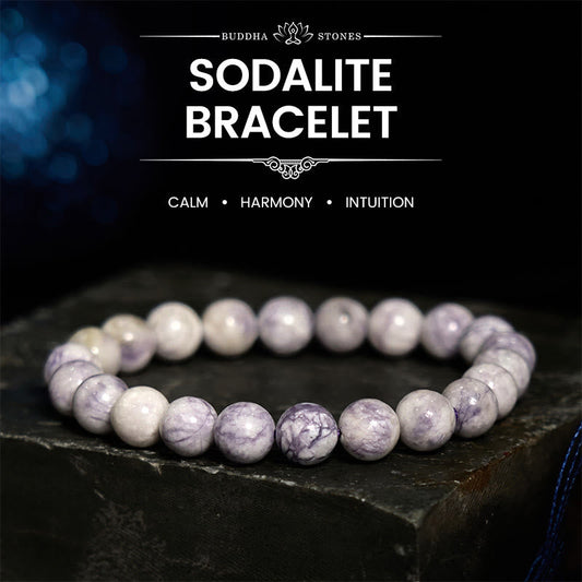 Buddha Stones Sodalite Harmony Bracelet