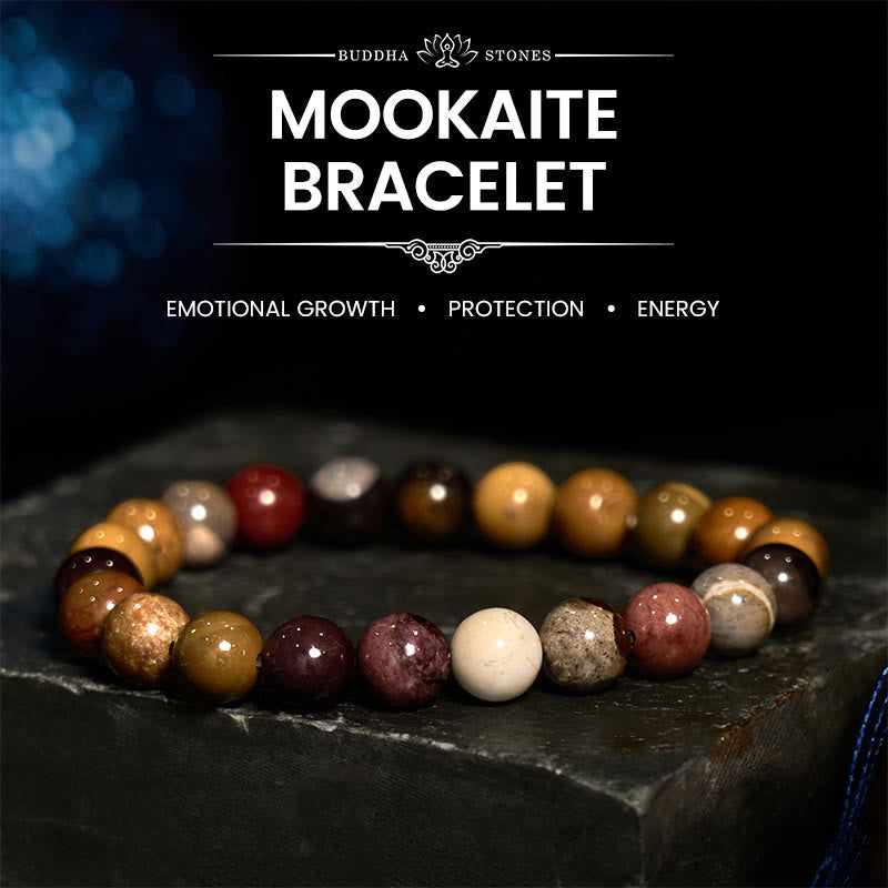 Buddha Stones Mookaite Emotional Growth Bracelet