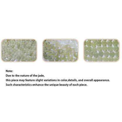 Buddha Stones Tridacna Stone Cute Rabbit Hetian Jade Luck Earrings