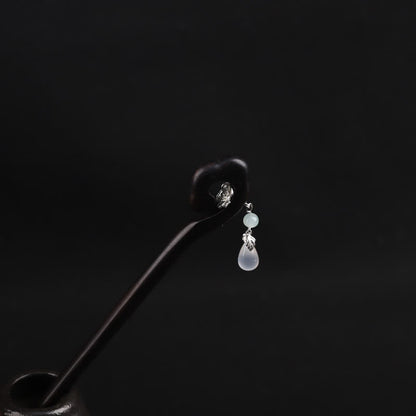 Buddha Stones Ebony Auspicious Cloud Courage Hairpin