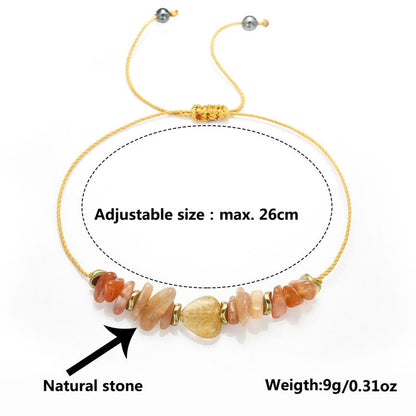 Buddha Stones Lift Your Soul Citrine Carnelian Sun Stone Happiness Bracelet
