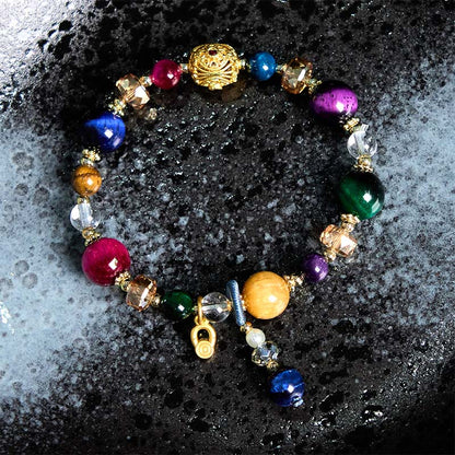Buddha Stones Natural Colored Tiger Eye Stone Weight Balance Bracelet