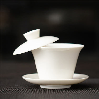 Buddha Stones Thangka Dragon Buddhas Dunhuang Ceramic Gaiwan Sancai Kung Fu Tea Cup And Saucer With Lid Gift Box 180ml