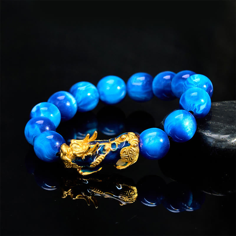 Buddha Stones "Cheers to Fortune and Protection" PiXiu Bracelet Includes Gift Message Card