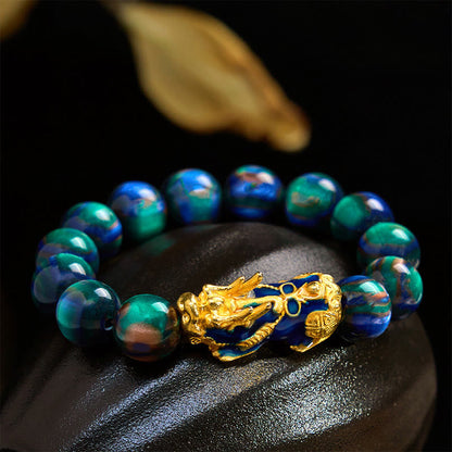 Buddha Stones "Cheers to Fortune and Protection" PiXiu Bracelet Includes Gift Message Card