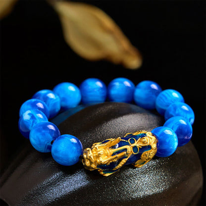 Buddha Stones "Cheers to Fortune and Protection" PiXiu Bracelet Includes Gift Message Card