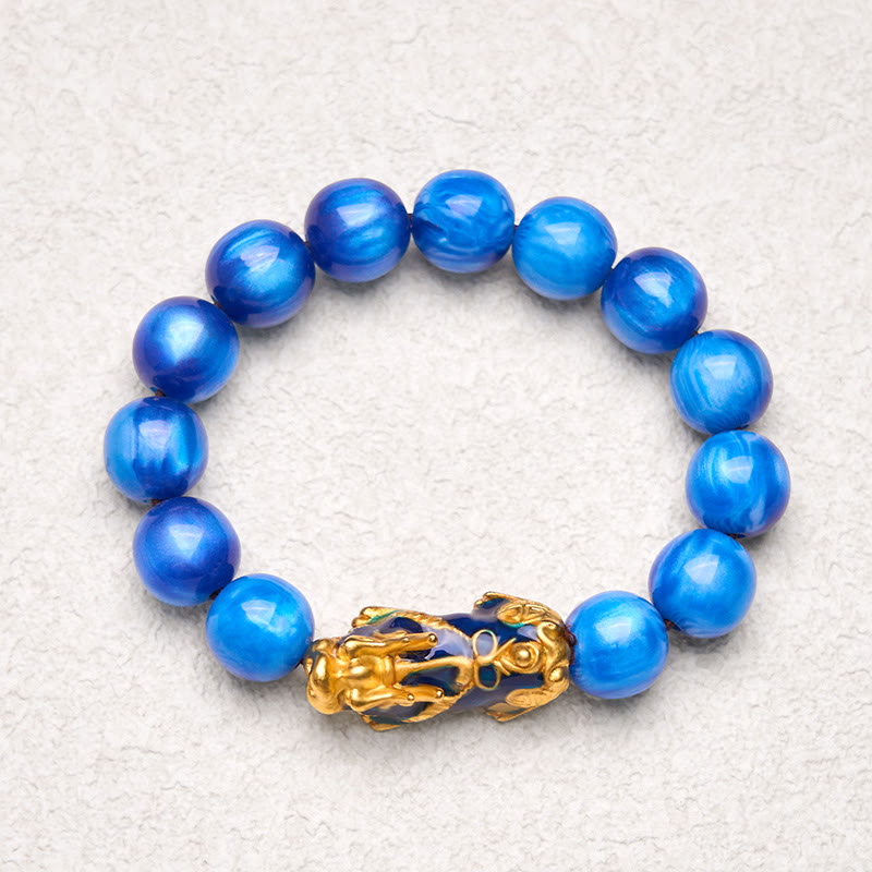 Buddha Stones "Cheers to Fortune and Protection" PiXiu Bracelet Includes Gift Message Card
