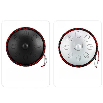 Buddha Stones Steel Tongue Drum Sound Healing Yoga Meditation Kit 9 Note 15 Inch Handpan Instrument