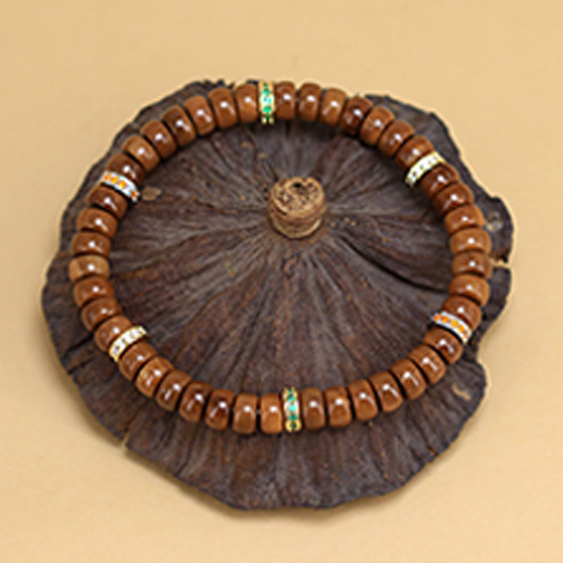 Buddha Stones Kuka Seed Protection Luck Bracelet