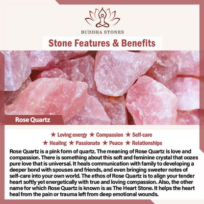 FREE Today: Healing and Love Rose Quartz Strawberry Quartz Good Luck Charm Bracelet