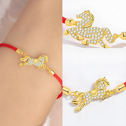 Buddha Stones "Wishing You Health and Good Fortune" Year of the Horse Includes Gift Message Card