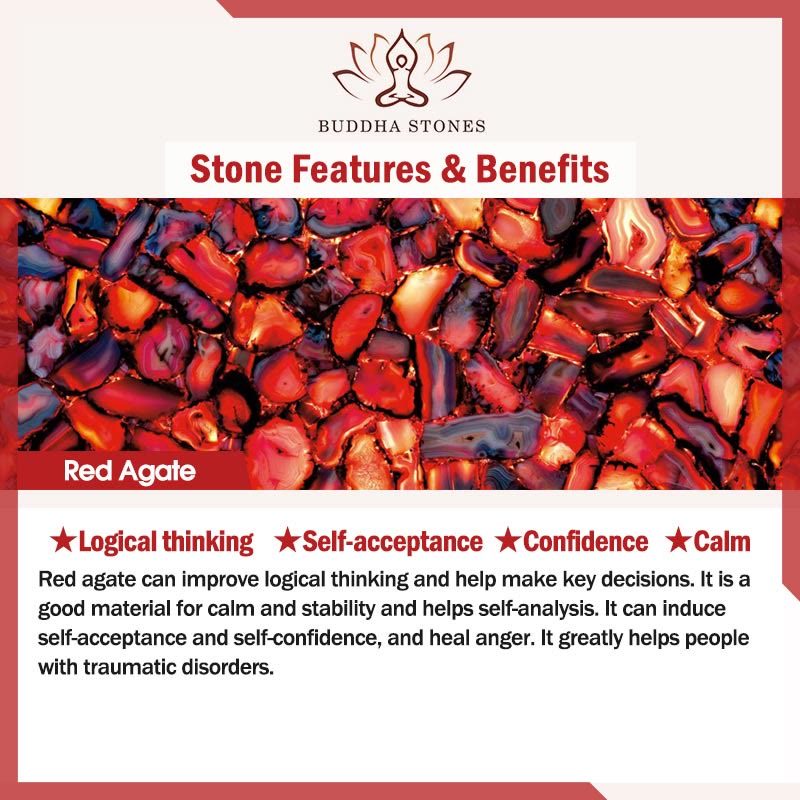 Buddha Stones 925 Sterling Silver Horse Charm Four Leaf Clover Red Agate Calm Necklace Pendant