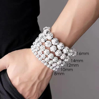 Buddha Stones Tibetan Om Mani Padme Hum Carved Alloy Beads Amulet Bracelet (Extra 35% Off | USE CODE: FS35)