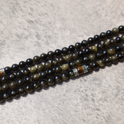 Golden Obsidian Energy Bracelet Necklace