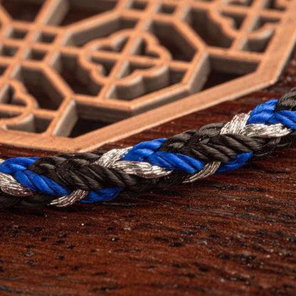 Buddha Stones "May prosperity fill your life" Lucky Multicolored Bracelet