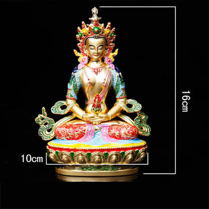 Buddha Stones Longevity Buddha Figurine Serenity Statue Home Decoration