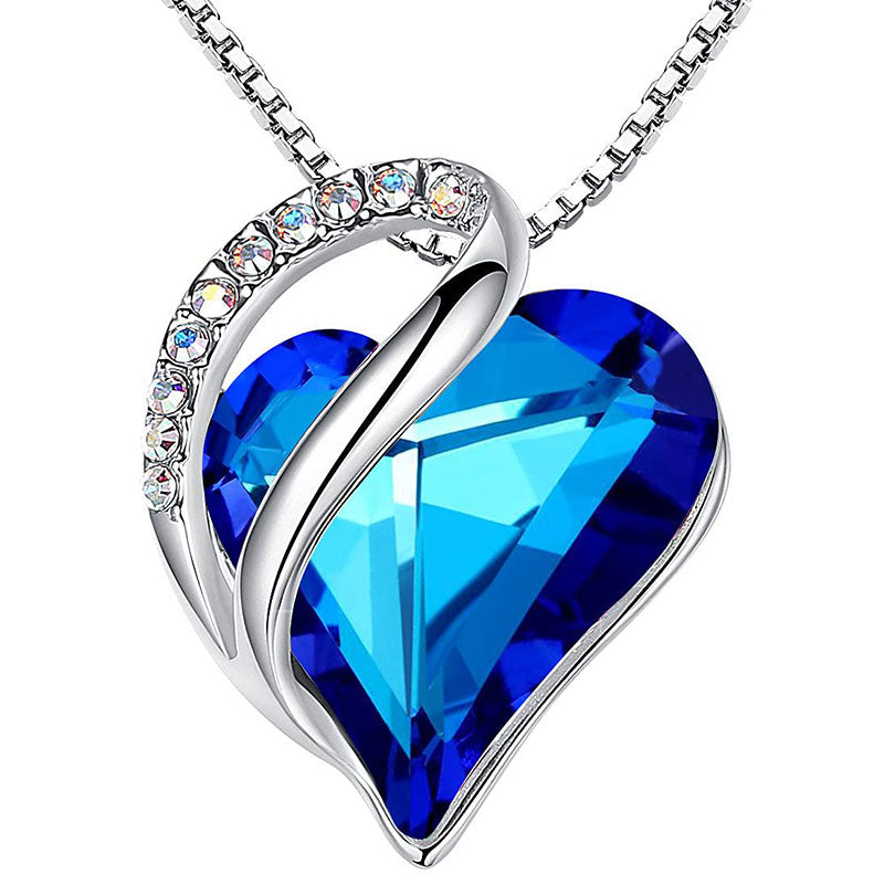 Buddhastoneshop Love Heart Birthstone Healing Energy Necklace Pendant (Extra 30% Off | USE CODE: FS30)