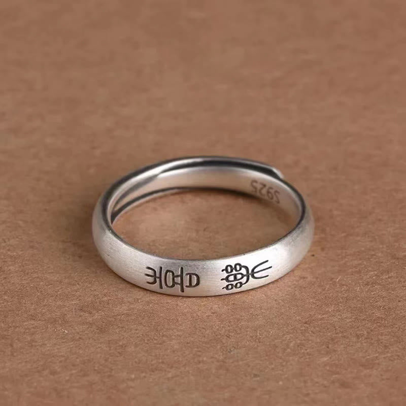 Buddha Stones Peace And Joy Copper Luck Wealth Ring