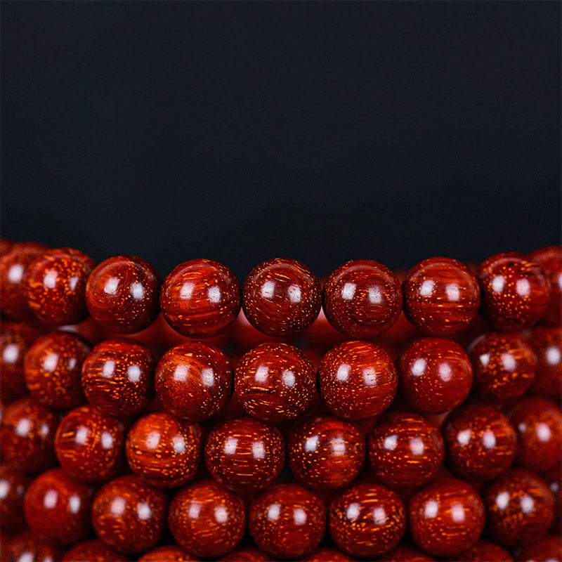 Tibetan Small Leaf Red Sandalwood Balance Bracelet (Extra 30% Off | USE CODE: FS30)