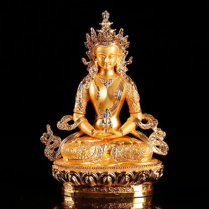 Buddha Stones Longevity Buddha Figurine Serenity Statue Home Decoration