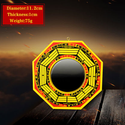 Buddha Stones Feng Shui Bagua Map Balance Living Room Energy Map Mirror