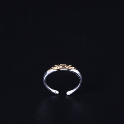 Buddha Stones 925 Sterling Silver Lotus Flower New Beginning Ring