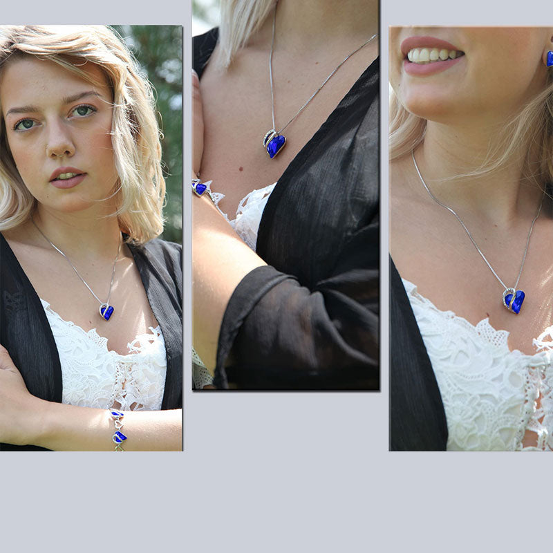 Buddhastoneshop Love Heart Birthstone Healing Energy Necklace Pendant (Extra 30% Off | USE CODE: FS30)