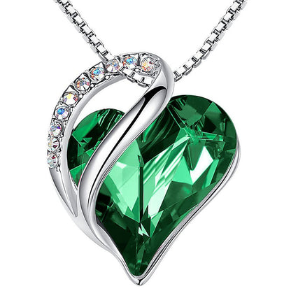 Buddhastoneshop Love Heart Birthstone Healing Energy Necklace Pendant (Extra 30% Off | USE CODE: FS30)