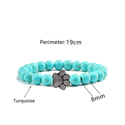 Buddha Stones “Save A Dog” Stone Bracelet