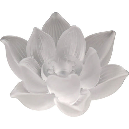 Buddha Stones Mini Lotus Liuli Crystal Healing Meditation Stick Incense Burner