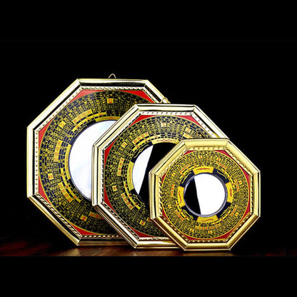 Buddha Stones Feng Shui Bagua Map Balance Harmony Living Room Energy Map Mirror