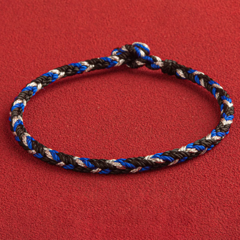 Buddha Stones "May prosperity fill your life" Lucky Multicolored Bracelet