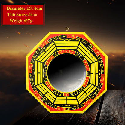 Buddha Stones Feng Shui Bagua Map Balance Living Room Energy Map Mirror